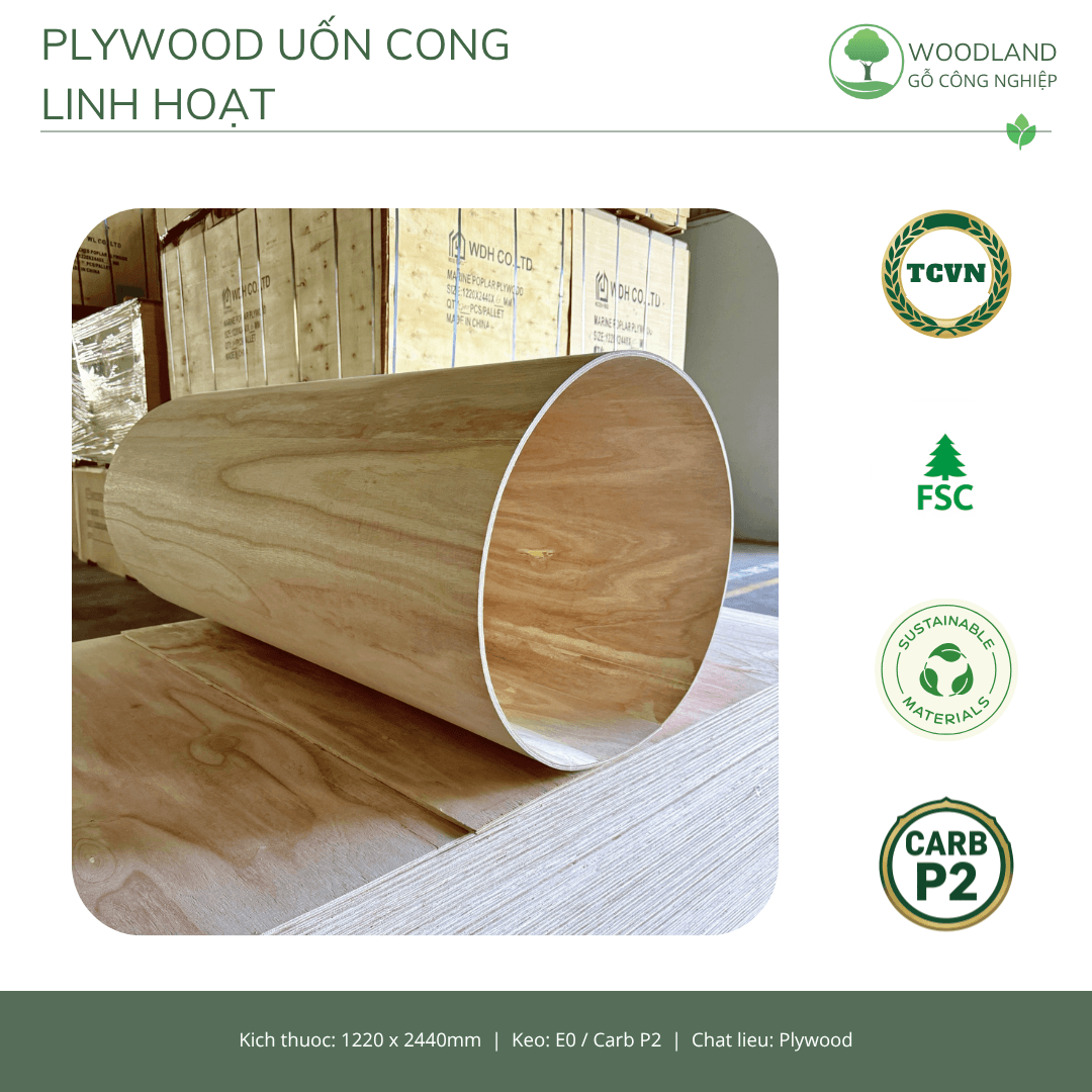 Plywood Polownia Flexible (Hong Wood) Bends Flexibly